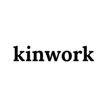 Kinwork logo with the word “kinwork” in bold black lowercase text on a white background.