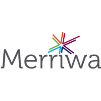 Merriwa logo with multicoloured starburst symbol above the word ‘Merriwa’ in grey text.