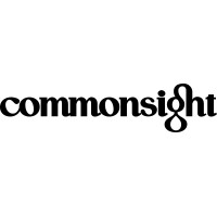 Black lowercase “commonsight” centre on white background.
